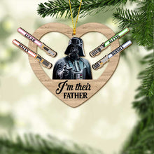 Load image into Gallery viewer, Personalized Christmas Ornament I'm Their Father Gift for Dad
