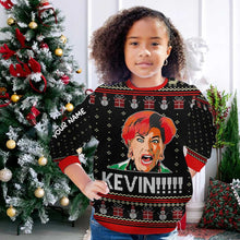 Load image into Gallery viewer, Personalized Christmas Sweater Custom Name Festive Gift
