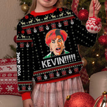 Load image into Gallery viewer, Personalized Christmas Sweater Custom Name Festive Gift
