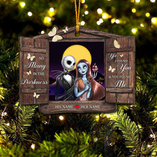 Load image into Gallery viewer, Personalized Christmas Nightmare Ornament Custom Couples Gift

