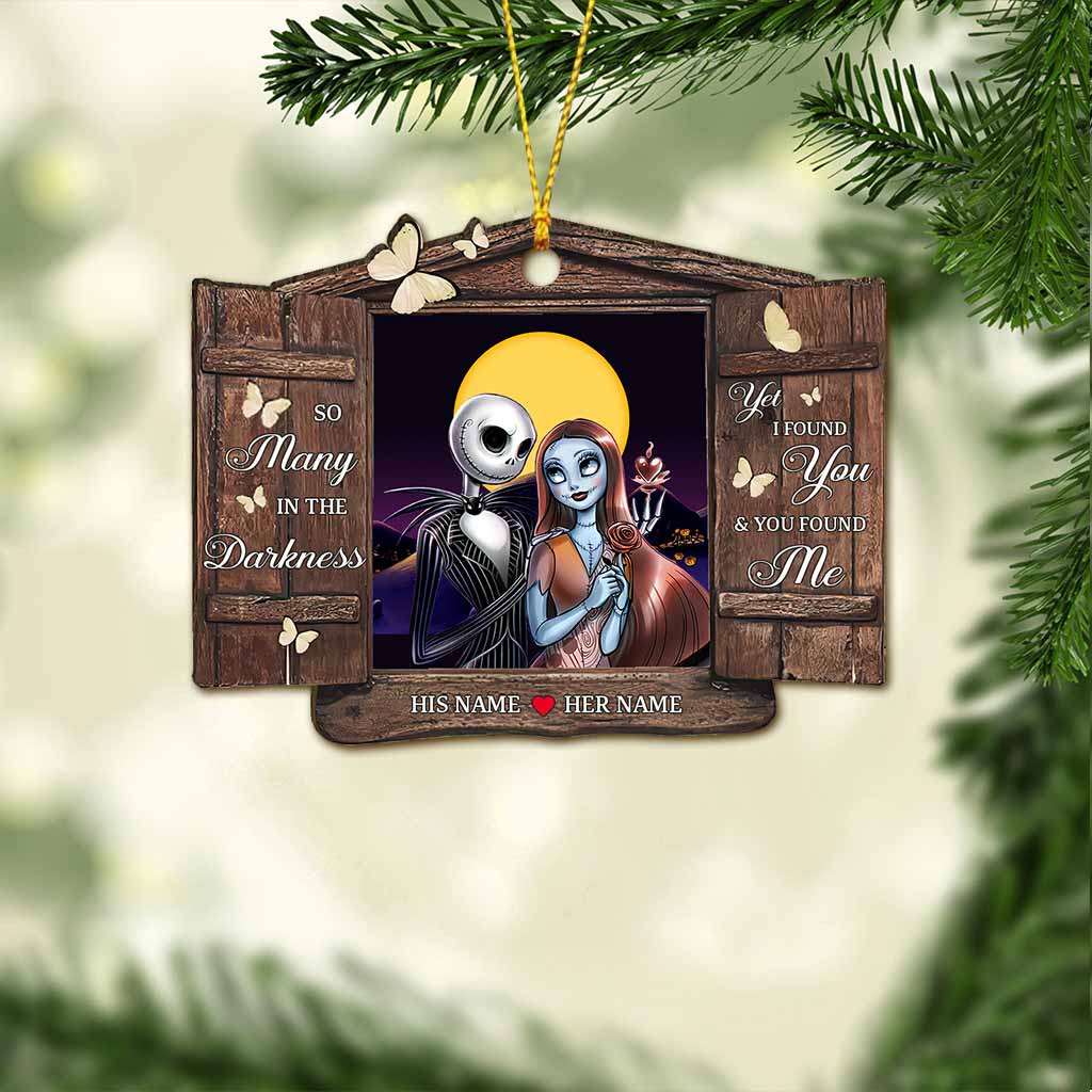Personalized Christmas Nightmare Ornament Custom Couples Gift