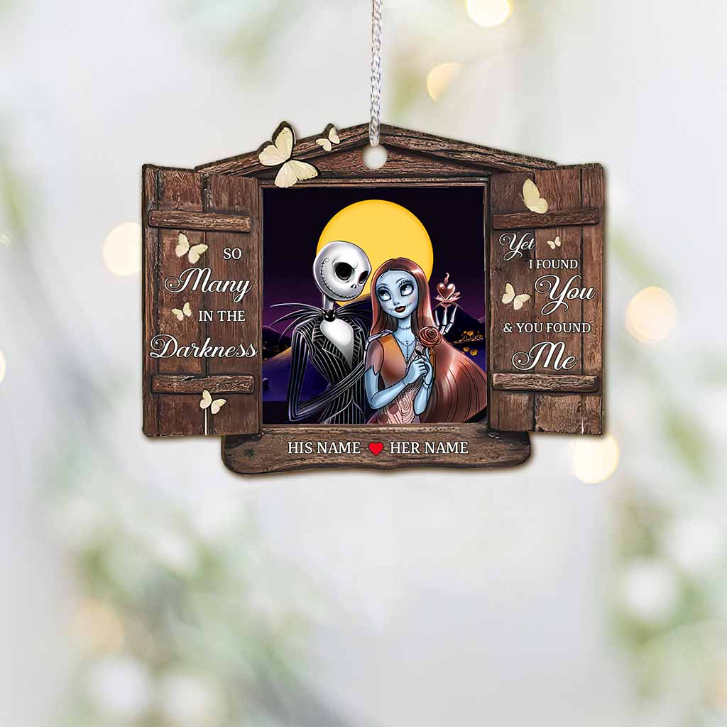 Personalized Christmas Nightmare Ornament Custom Couples Gift
