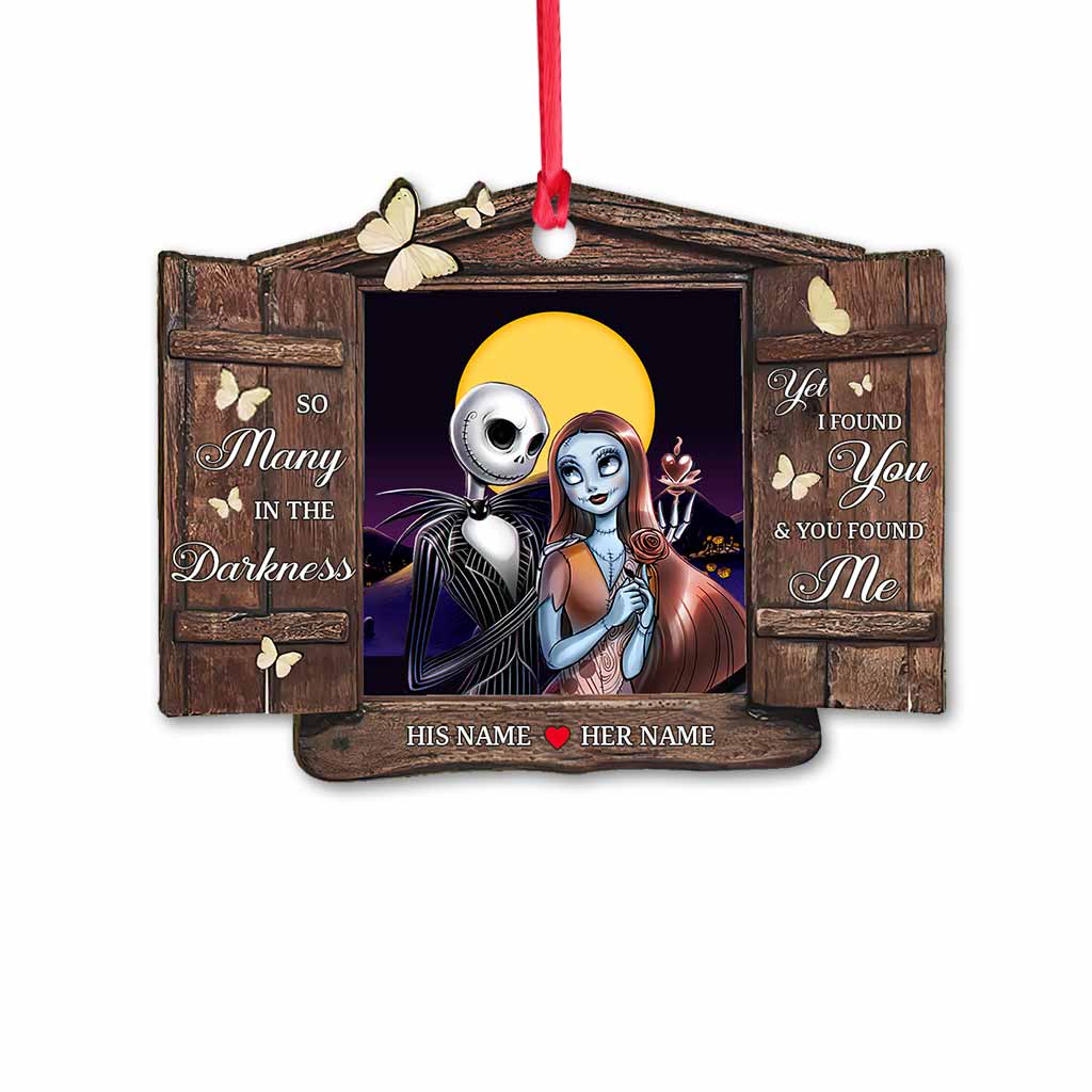 Personalized Christmas Nightmare Ornament Custom Couples Gift