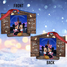 Load image into Gallery viewer, Personalized Christmas Mouse Ornament Custom Name Gift for Couples
