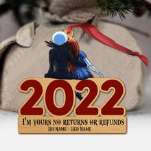 Load image into Gallery viewer, Personalized Nightmare Before Christmas Ornament Custom Name Holiday Gift
