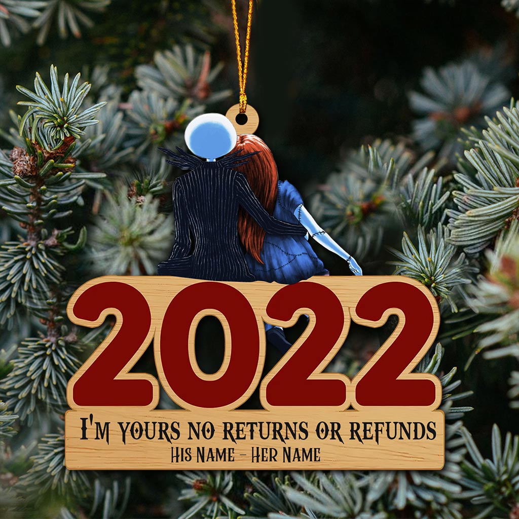 Personalized Nightmare Before Christmas Ornament Custom Name Holiday Gift