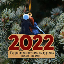 Load image into Gallery viewer, Personalized Nightmare Before Christmas Ornament Custom Name Holiday Gift
