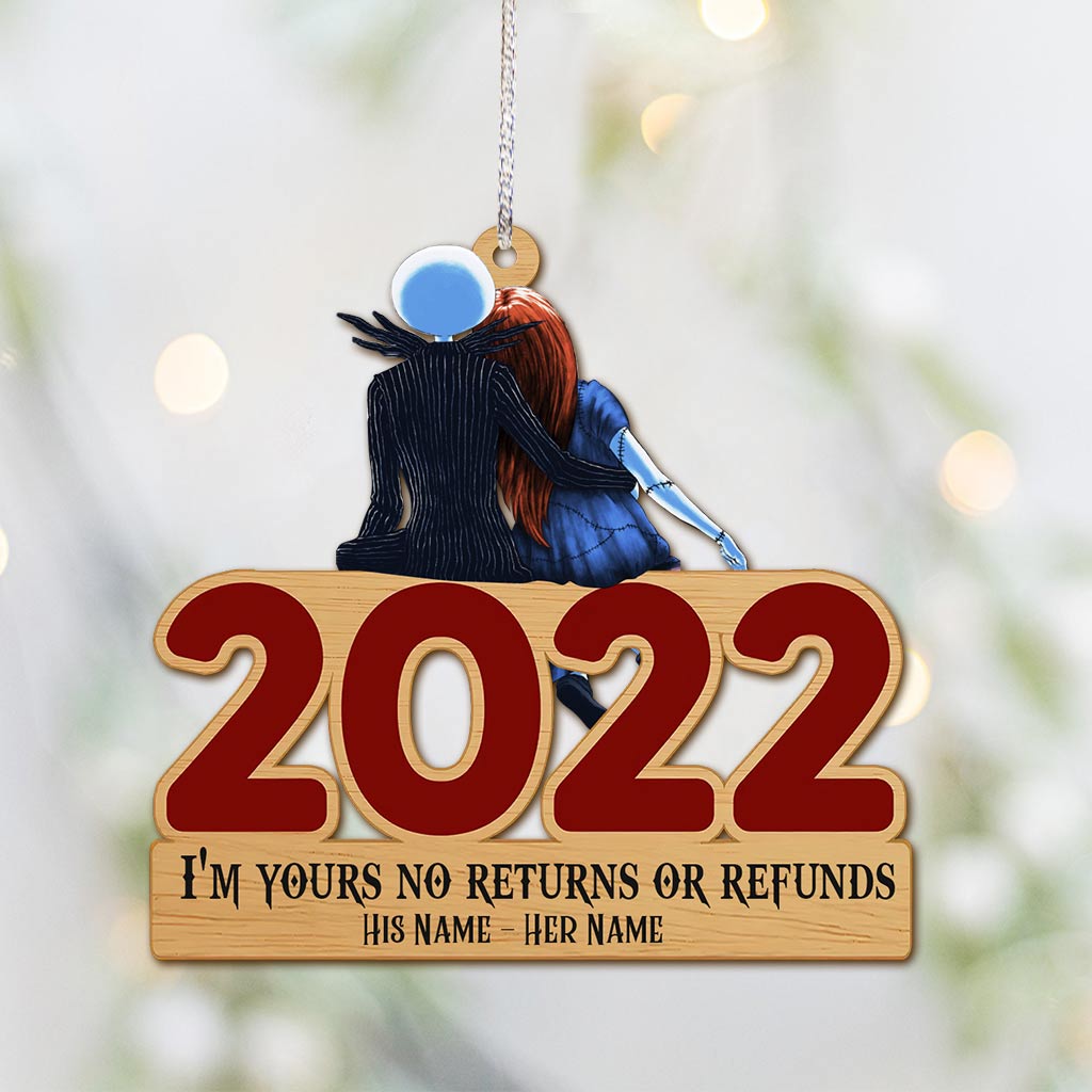 Personalized Nightmare Before Christmas Ornament Custom Name Holiday Gift