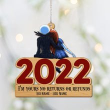 Load image into Gallery viewer, Personalized Nightmare Before Christmas Ornament Custom Name Holiday Gift
