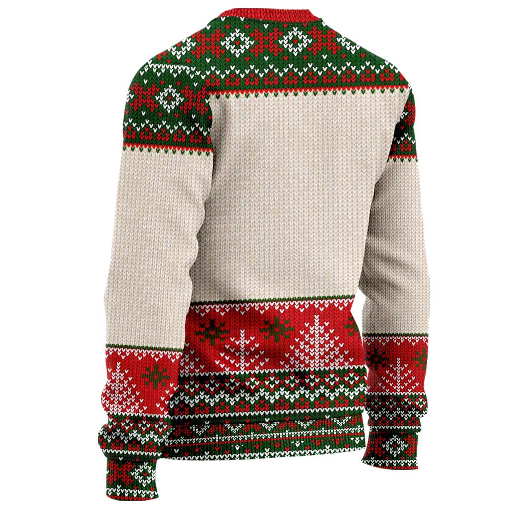 Personalized Christmas Sweater Custom Name Fun Design Gift