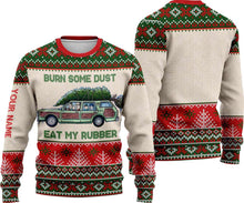 Load image into Gallery viewer, Personalized Christmas Sweater Custom Name Fun Design Gift
