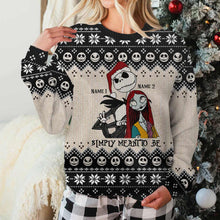 Load image into Gallery viewer, Personalized Christmas Sweater Unique Nightmare Before Christmas Gift
