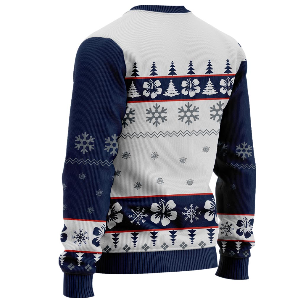 Personalized Ohana Christmas Sweater Custom Name Gift