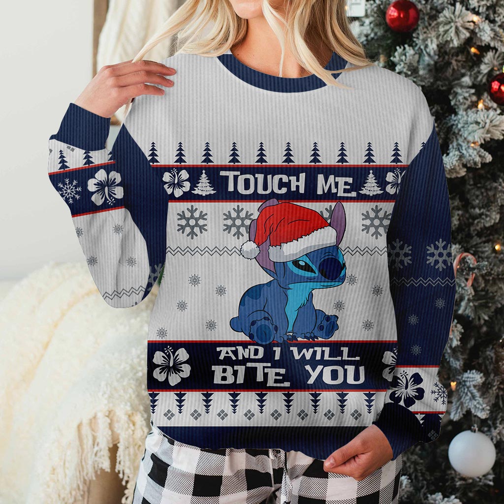 Personalized Ohana Christmas Sweater Custom Name Gift