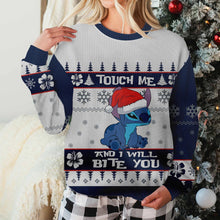 Load image into Gallery viewer, Personalized Ohana Christmas Sweater Custom Name Gift
