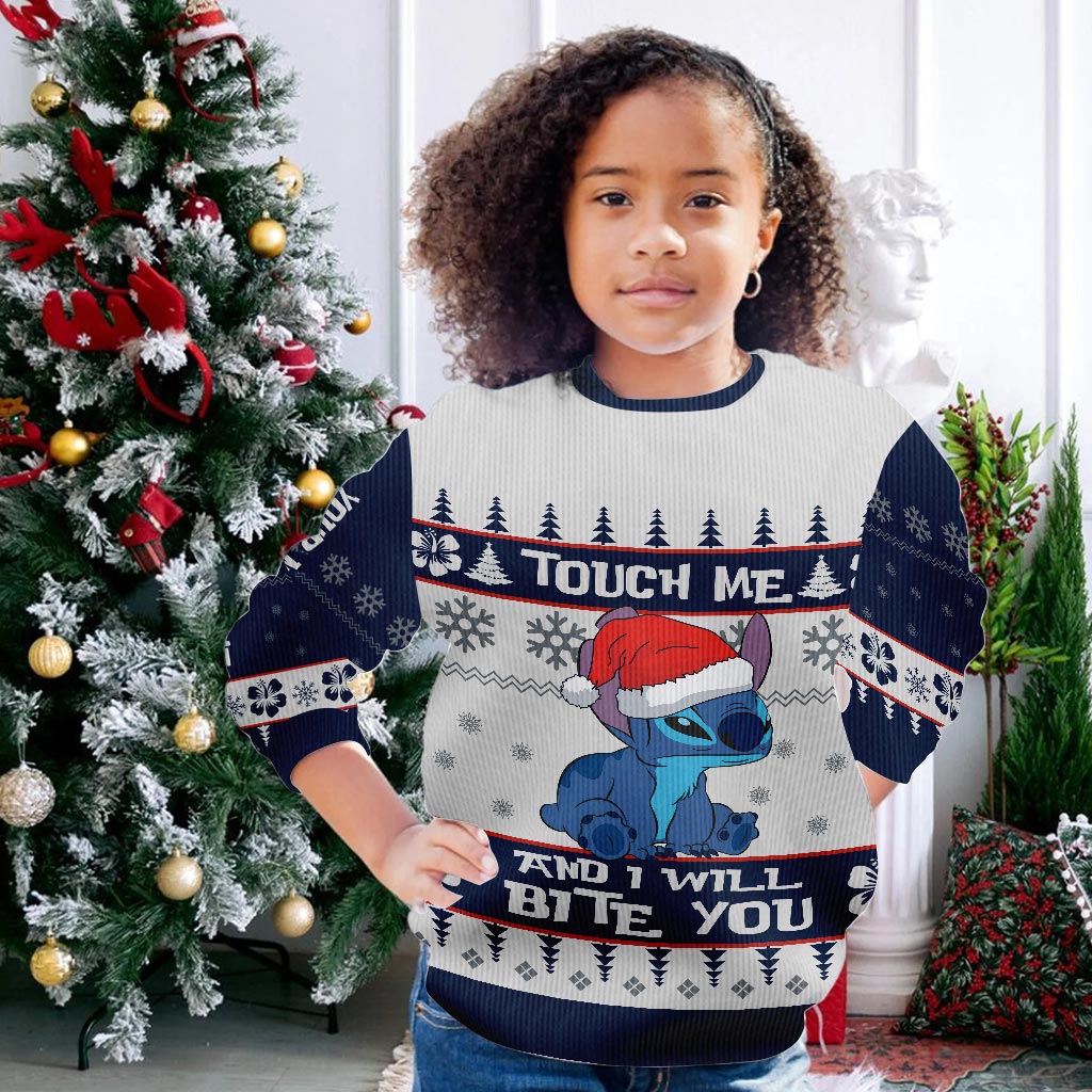 Personalized Ohana Christmas Sweater Custom Name Gift
