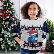 Load image into Gallery viewer, Personalized Ohana Christmas Sweater Custom Name Gift
