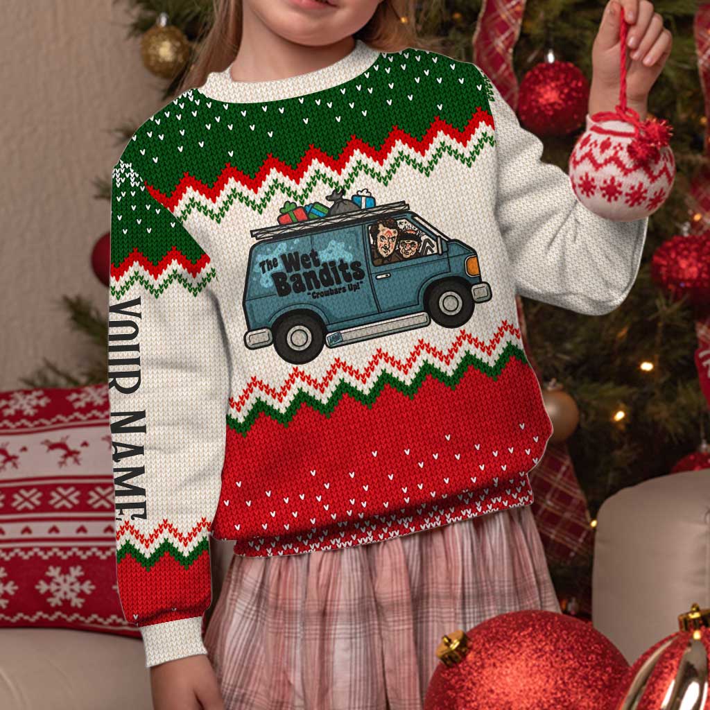 Personalized Wet Bandits Christmas Sweater Unique Gift