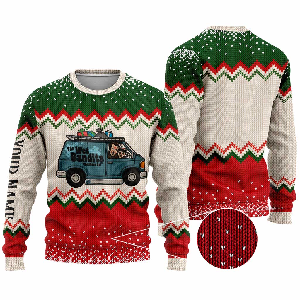 Personalized Wet Bandits Christmas Sweater Unique Gift