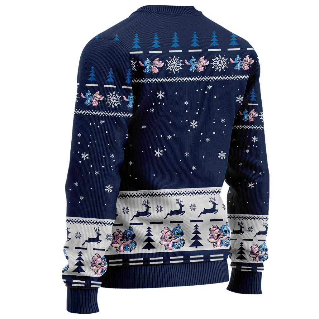 Personalized Aloha Ohana Christmas Sweater Custom Names
