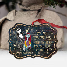 Load image into Gallery viewer, Personalized Nightmare Before Christmas Ornament Custom Name Gift
