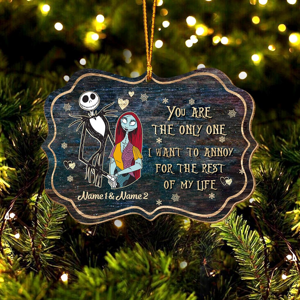 Personalized Nightmare Before Christmas Ornament Custom Name Gift