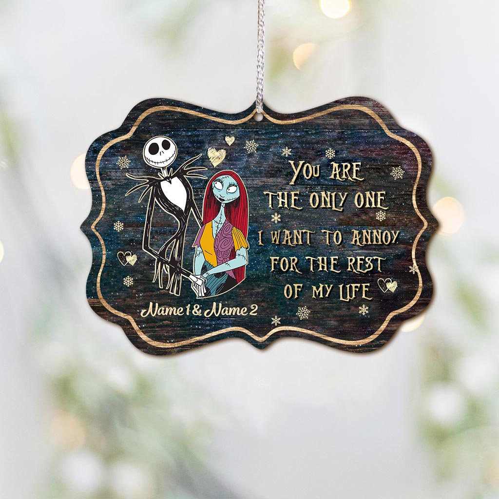 Personalized Nightmare Before Christmas Ornament Custom Name Gift
