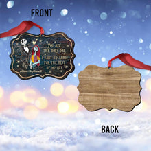 Load image into Gallery viewer, Personalized Nightmare Before Christmas Ornament Custom Name Gift
