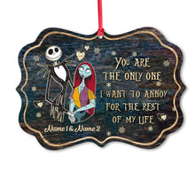 Load image into Gallery viewer, Personalized Nightmare Before Christmas Ornament Custom Name Gift
