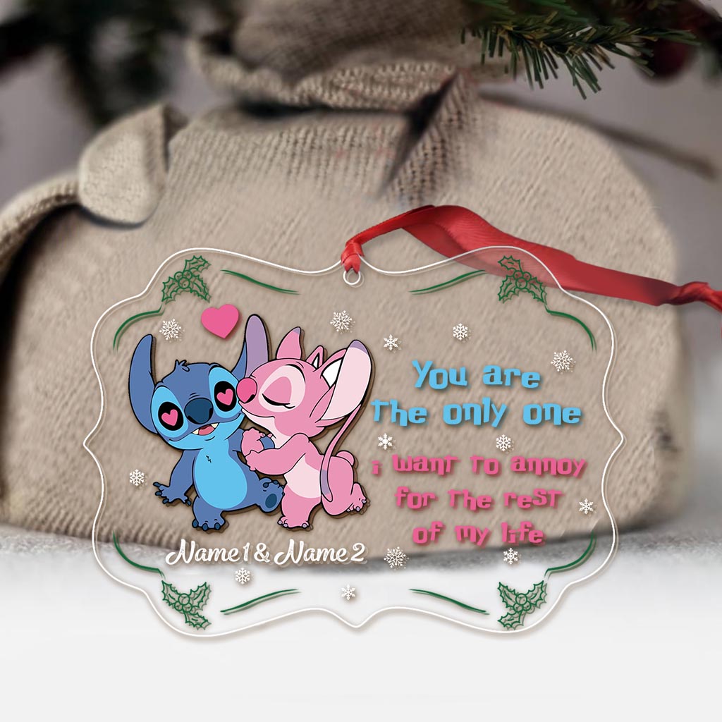 Personalized Ohana Acrylic Ornament Custom Names Christmas Gift