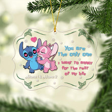 Load image into Gallery viewer, Personalized Ohana Acrylic Ornament Custom Names Christmas Gift
