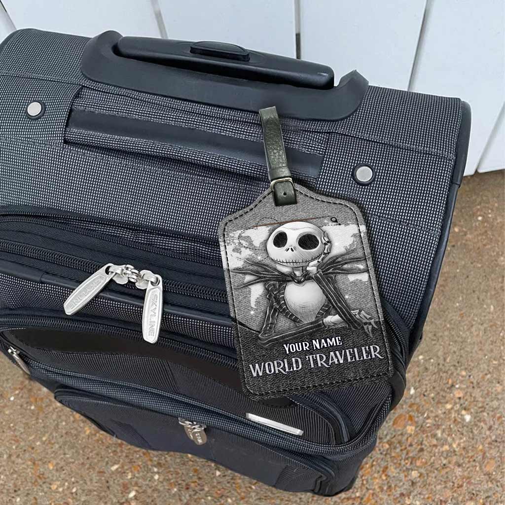 Personalized Leather Luggage Tag Custom Name Travel Gift