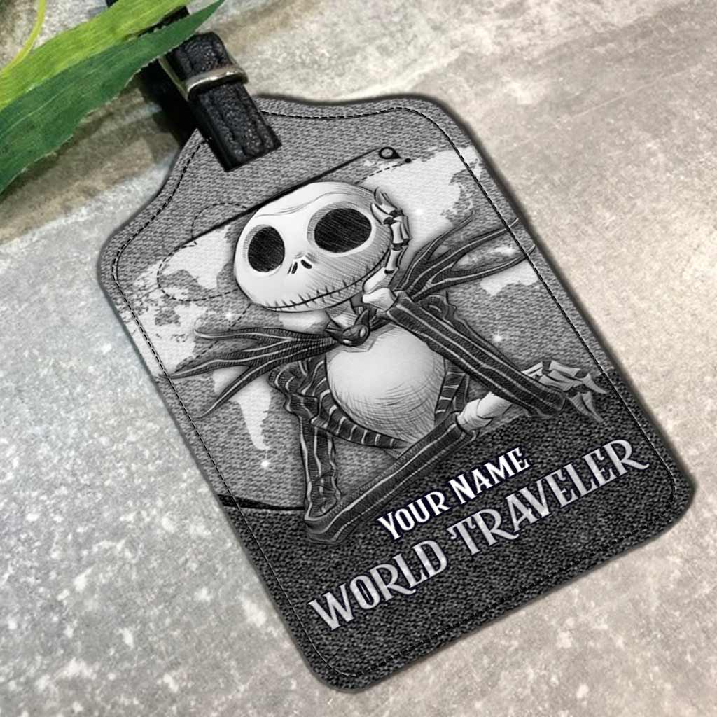 Personalized Leather Luggage Tag Custom Name Travel Gift