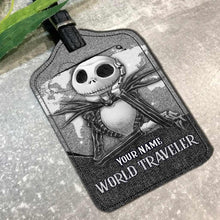 Load image into Gallery viewer, Personalized Leather Luggage Tag Custom Name Travel Gift
