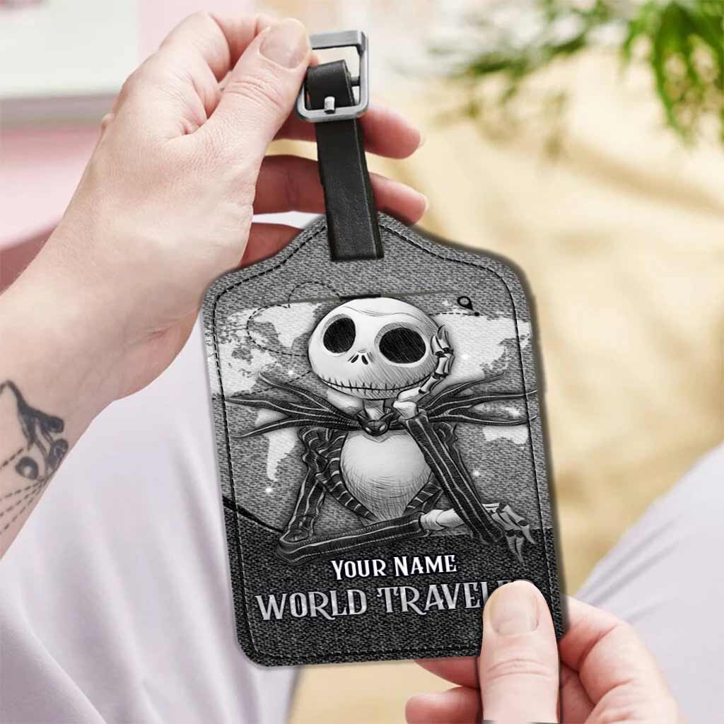 Personalized Leather Luggage Tag Custom Name Travel Gift