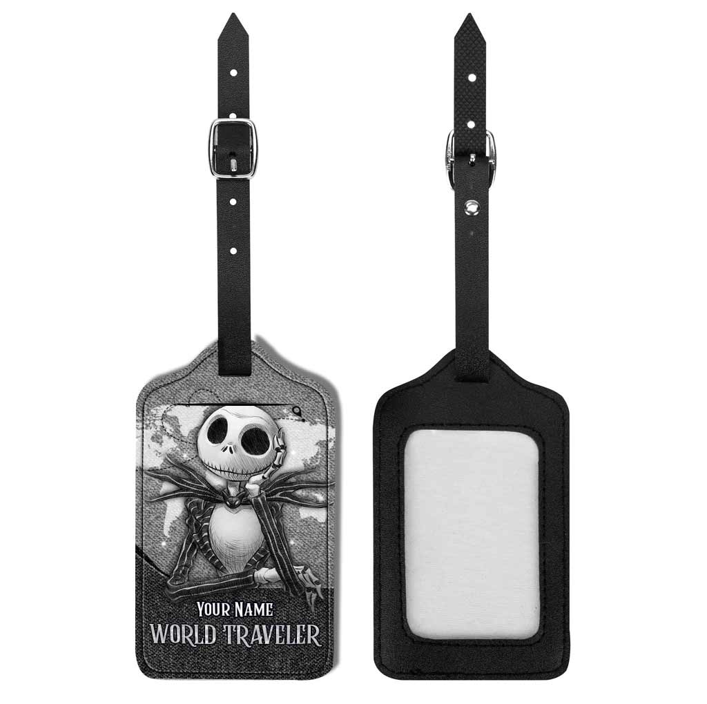 Personalized Leather Luggage Tag Custom Name Travel Gift