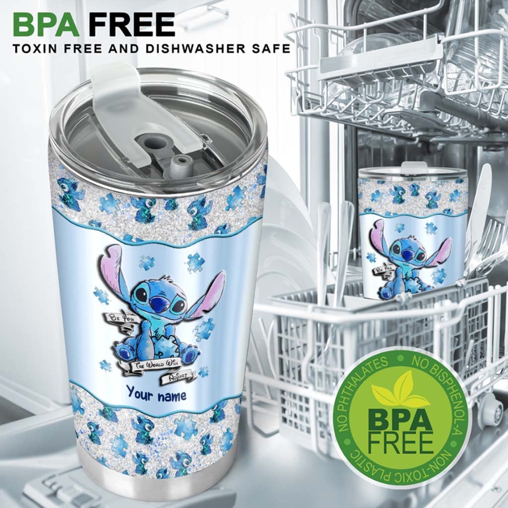 Personalized Autism Awareness Tumbler Custom Name Gift