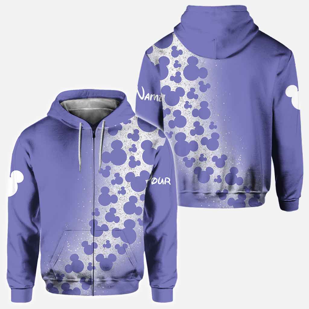 Personalized Magical Mouse Ears All Over Hoodie Custom Name Gift