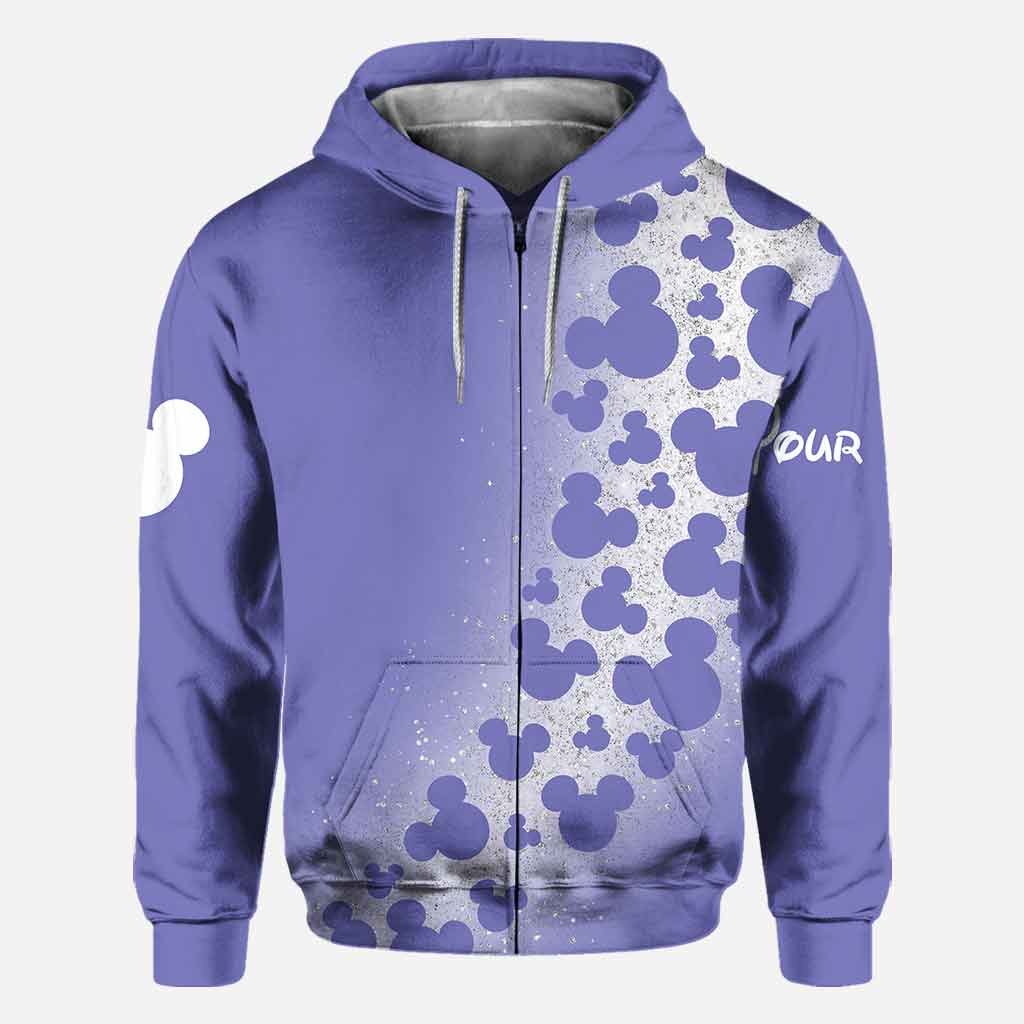 Personalized Magical Mouse Ears All Over Hoodie Custom Name Gift