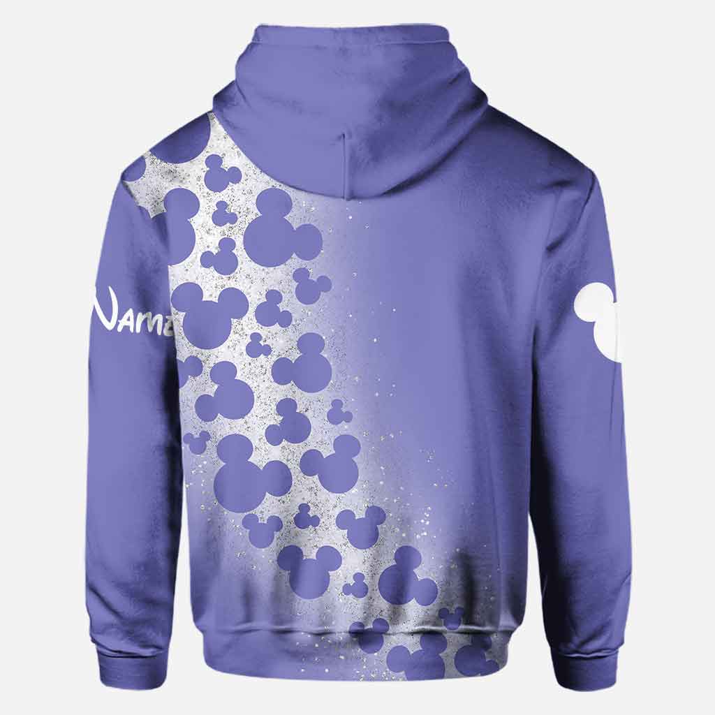 Personalized Magical Mouse Ears All Over Hoodie Custom Name Gift