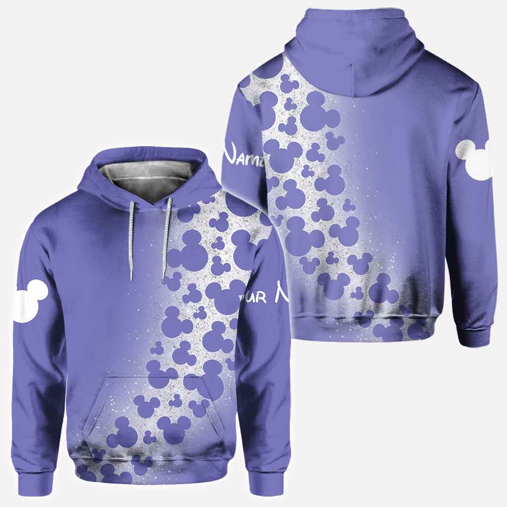 Personalized Magical Mouse Ears All Over Hoodie Custom Name Gift