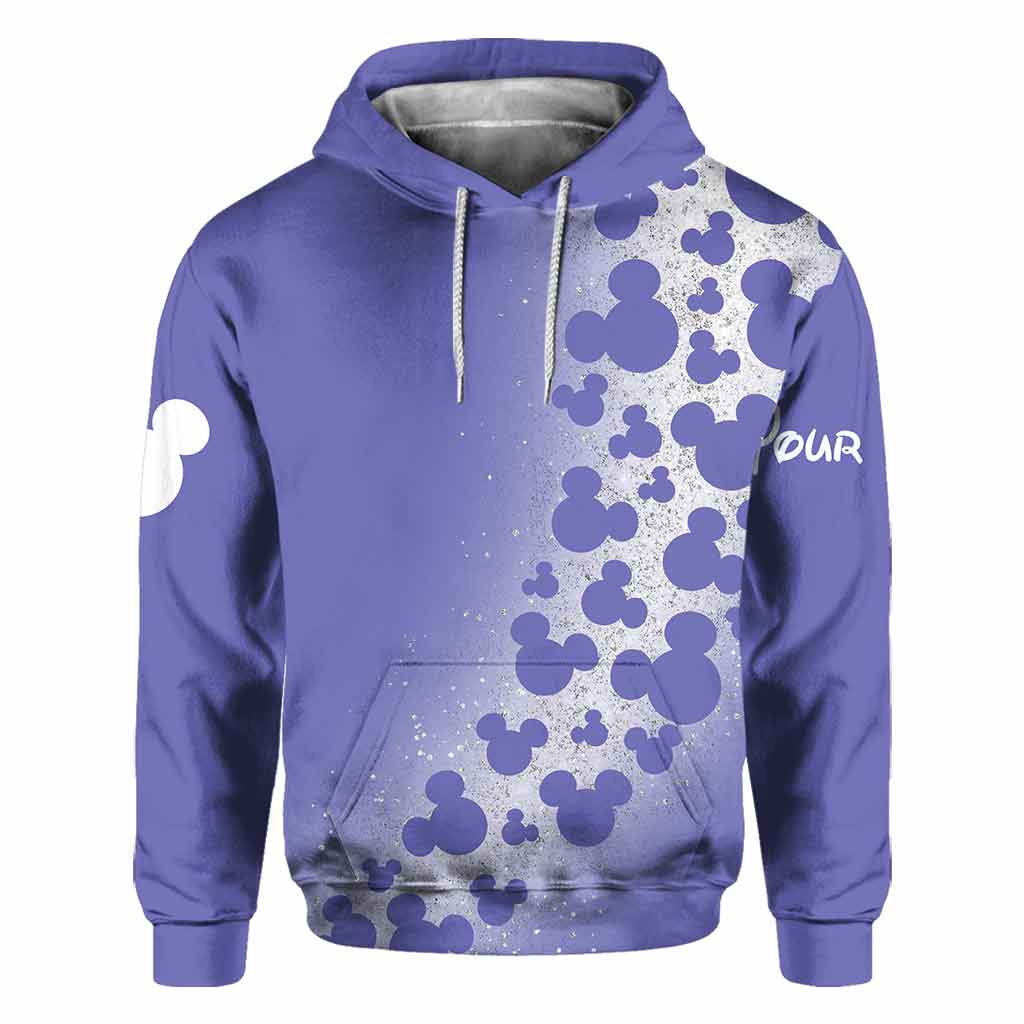 Personalized Magical Mouse Ears All Over Hoodie Custom Name Gift