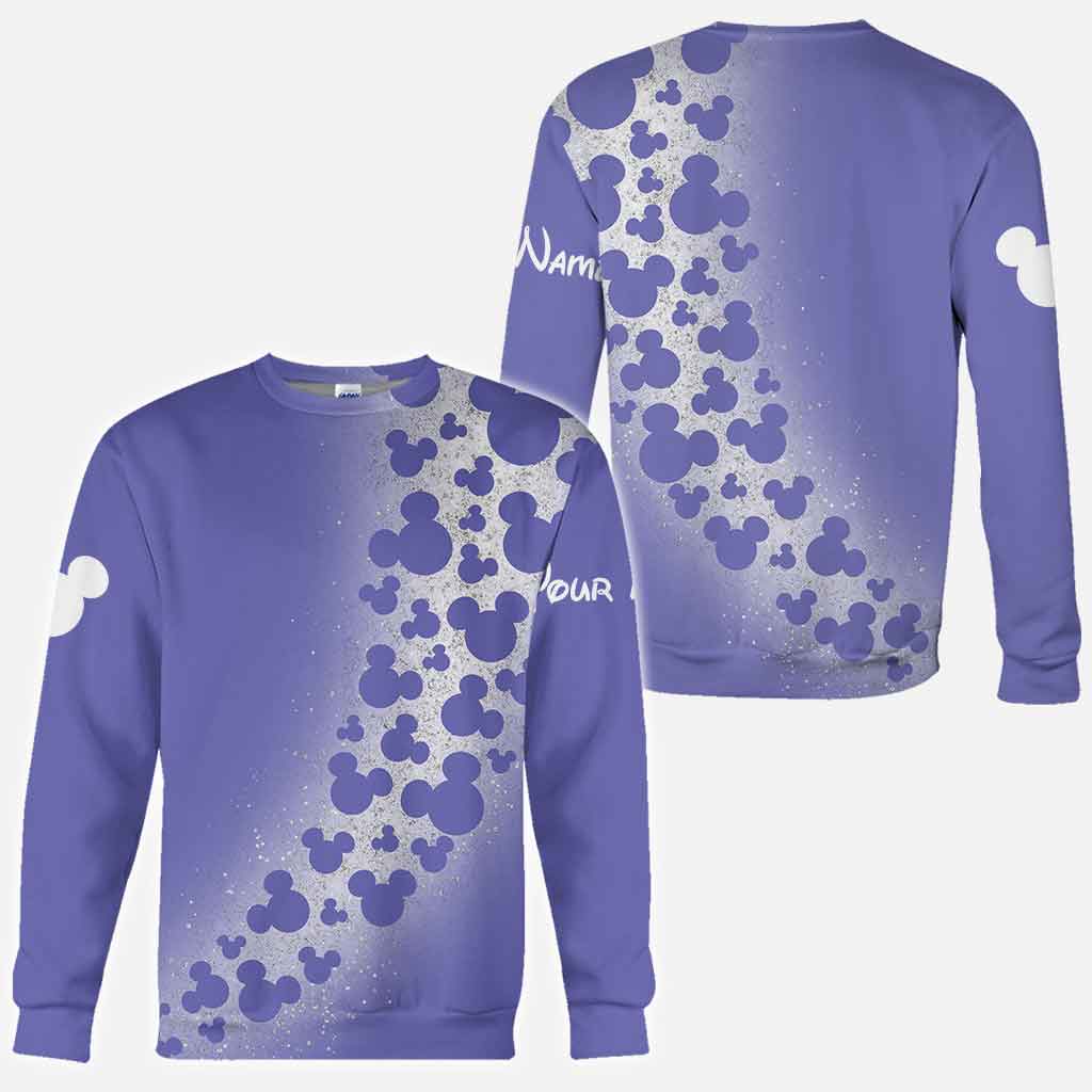 Personalized Magical Mouse Ears All Over Hoodie Custom Name Gift