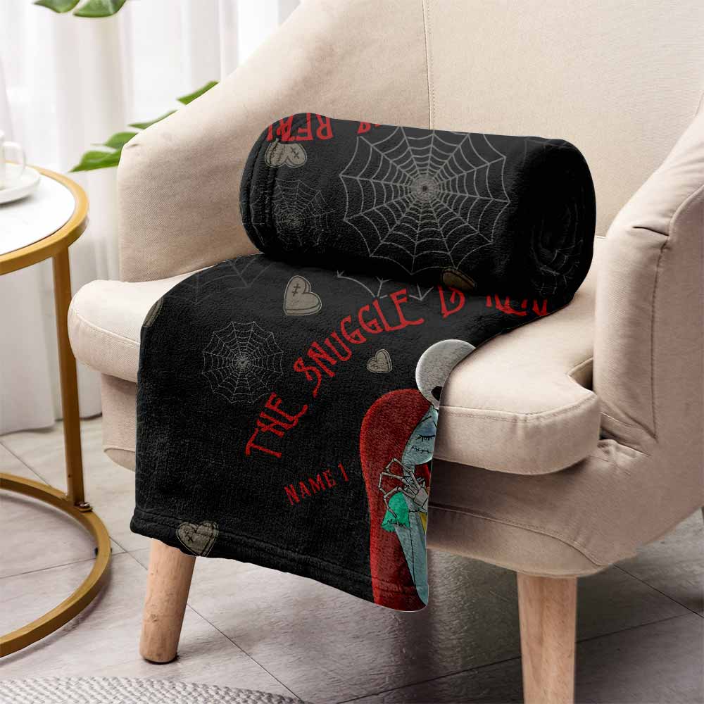 Personalized Couple Nightmare Blanket Custom Names Gift
