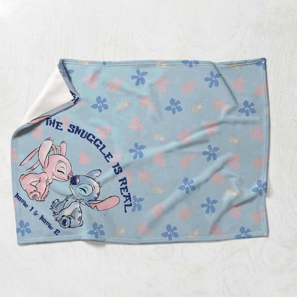 Personalized Ohana Blanket for Couples | Snuggle Gift Idea