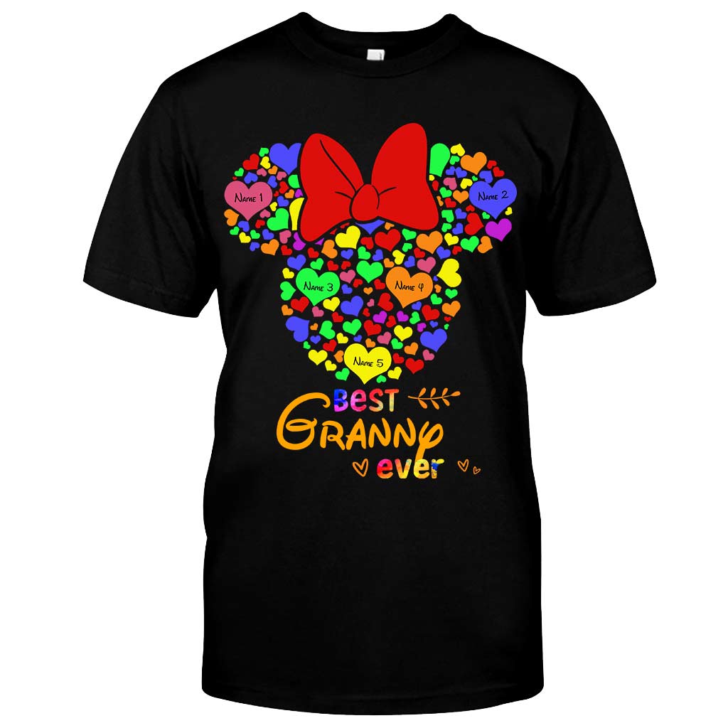 Personalized Mother's Day T-Shirt & Hoodie Best Grandma Ever Gift