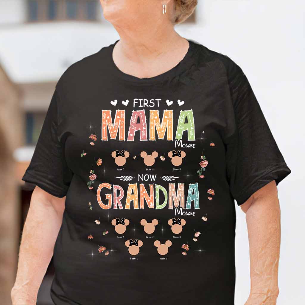 Personalized Grandma Mouse T-shirt Hoodie Gift for Mother's Day