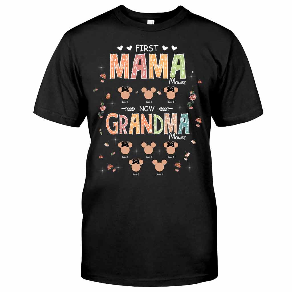 Personalized Grandma Mouse T-shirt Hoodie Gift for Mother's Day