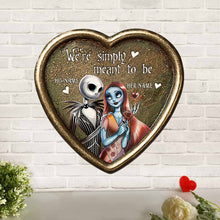 Load image into Gallery viewer, Personalized Cut Metal Sign with 3D Design for Couples Gift
