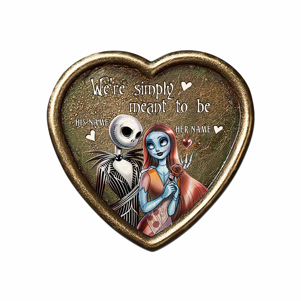 Personalized Cut Metal Sign with 3D Design for Couples Gift